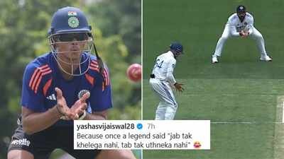 ‘Neeche baith ke rah’: Yashasvi Jaiswal recalls Rohit Sharma’s stump-mic scolding in Instagram post | Cricket News