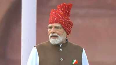 A throwback at PM Modi’s signature Red Fort turbans