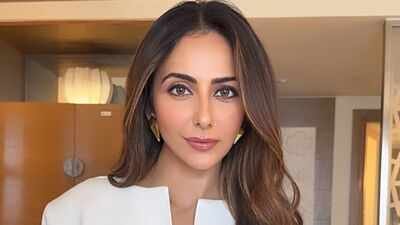 ‘Ramayana’ star Rakul Preet Singh’s aces monochrome dressing in an all-white crop jacket and skirt co-ord set that is budget friendly at just Rs 6,000 | Hindi Movie News