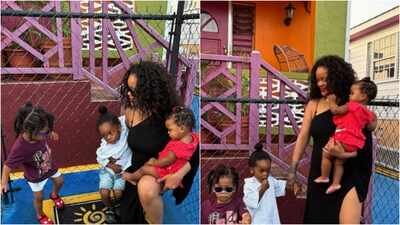 Rihanna takes children to childhood home in Barbados; RZA, Riot and Rocki visit ‘Rihanna Drive’ |