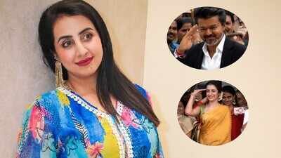 Sanjjanaa Galrani questions ‘targeting a woman’ and defends Trisha amid Vijay political row: ‘If you have the guts, talk professionally about Thalapathy Vijay’ | Tamil Movie News