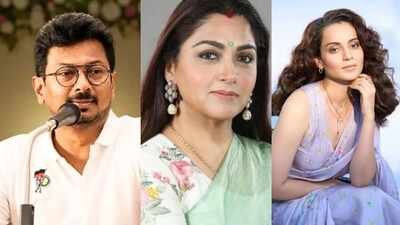 Kangana Ranaut, Khushbu Sundar support Udhayanidhi Stalin’s arrest, slam his comments on Trisha: ‘Public display of filthy abuses, double-meaning obscene and vulgar jokes is not acceptable’ | Hindi Movie News