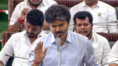‘I apologise on his behalf’: Tamil Nadu CM Vijay after minister’s Karunanidhi reference | India News