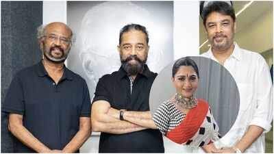 ‘That’s between the three of them’: Kushboo Sundar REACTS to husband Sundar C leaving Rajinikanth and Kamal Haasan film | Tamil Movie News
