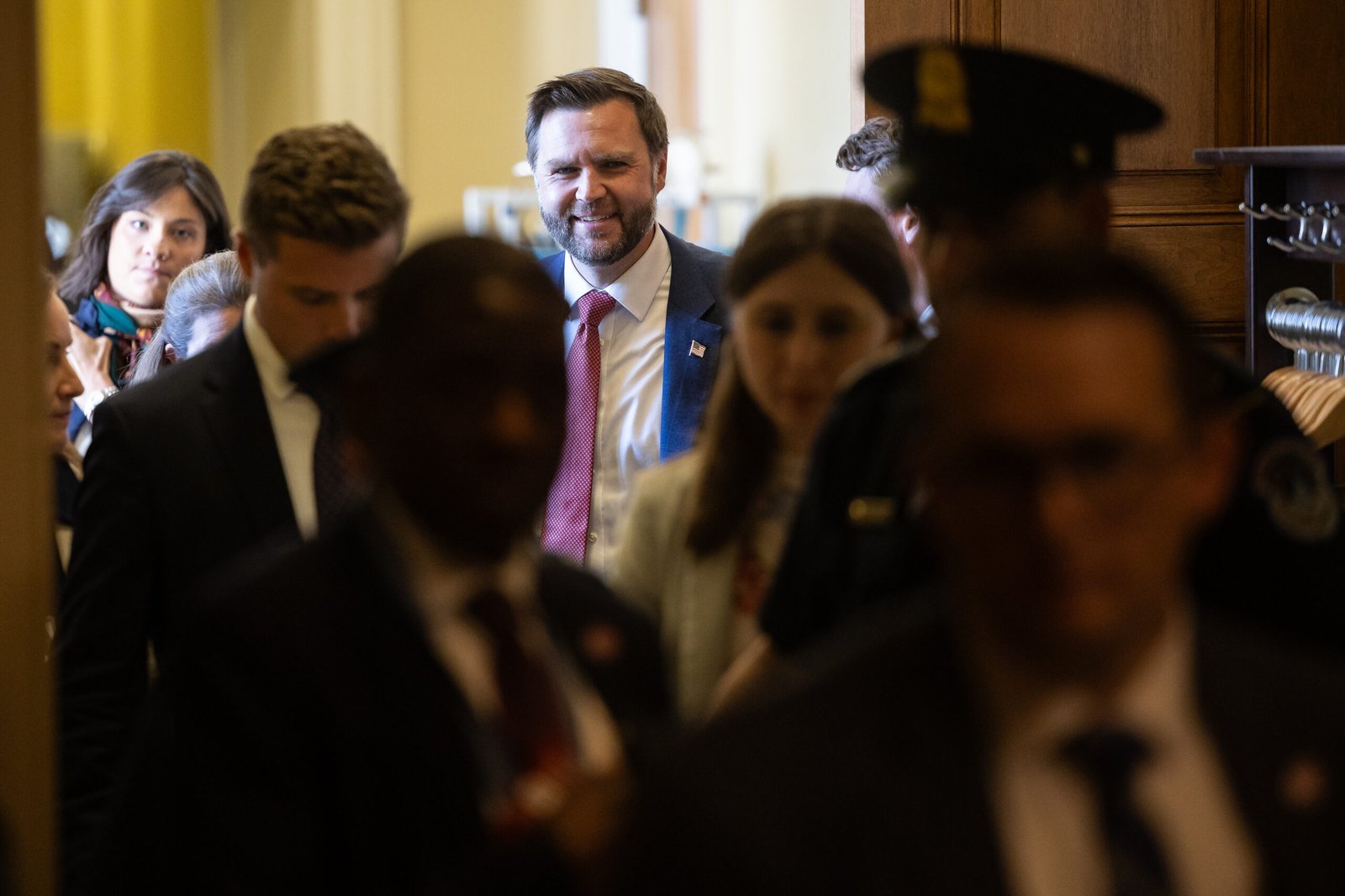JD Vance’s Senate lunch visit dominated by Iran
