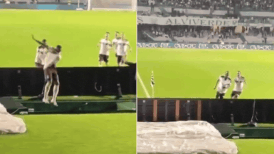 Brazil footballer falls into tunnel while celebrating goal, suffers ankle injury – Watch | Football News