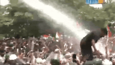 Watch: Jharkhand students carry Mahto as police lathicharge, use water cannons, tear gas during march | India News