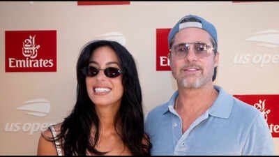 Brad Pitt: US Open women’s final: Brad Pitt and Ines De Ramon attend the tennis match between Aryna Sabalenka and Elena Rybakina | English Movie News