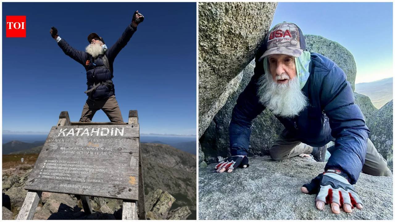 91-year-old Tennessee man Dale Sanders, known as ‘Grey Beard’, completes 2,193-mile Appalachian Trail after 71 falls, including 6 hard falls, reclaims record as oldest hiker