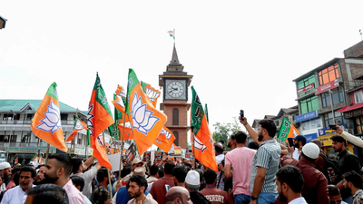 BJP, NC march against each other in Srinagar; CM alleges police bias | India News