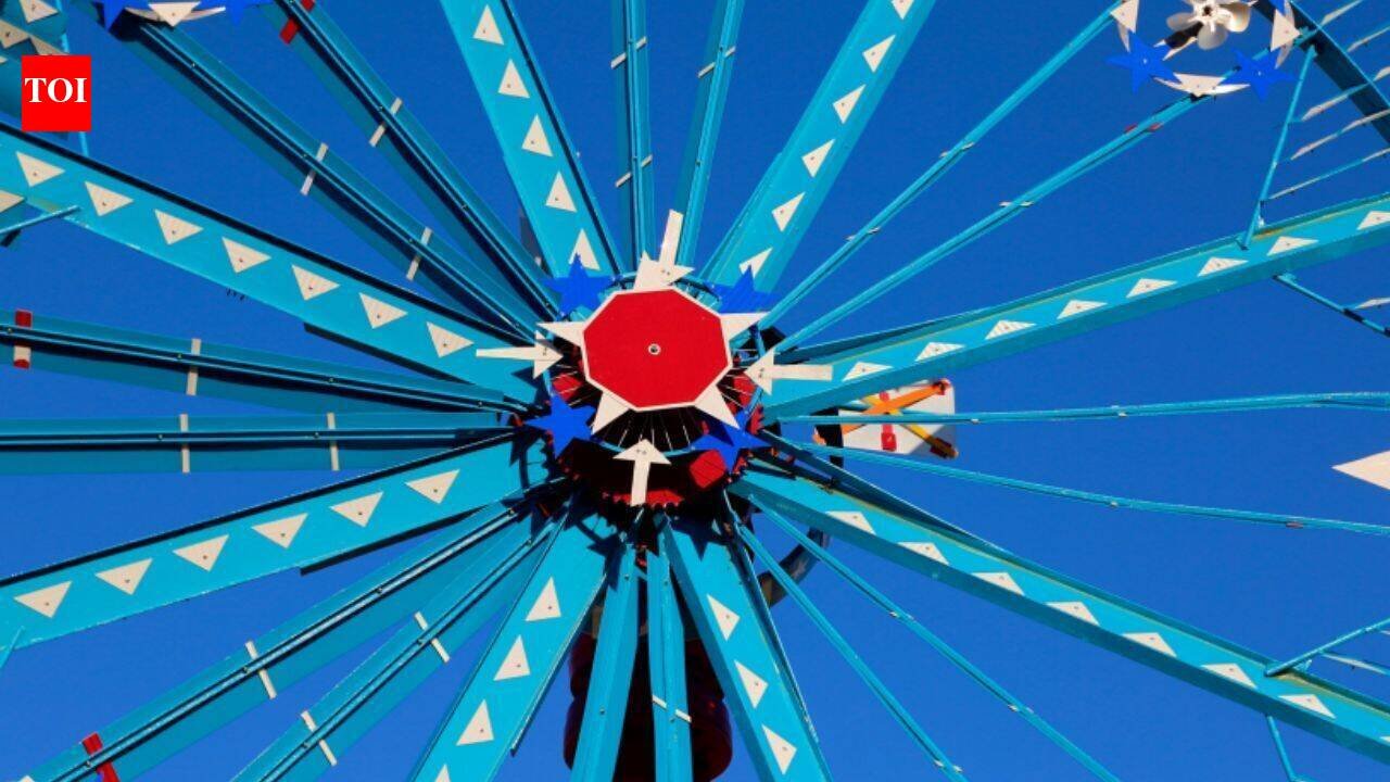 A retired North Carolina repairman built giant wind-powered sculptures from scrap; after 30 were moved downtown, the park drew 194,300 visitors and generated $5.3 million in regional sales