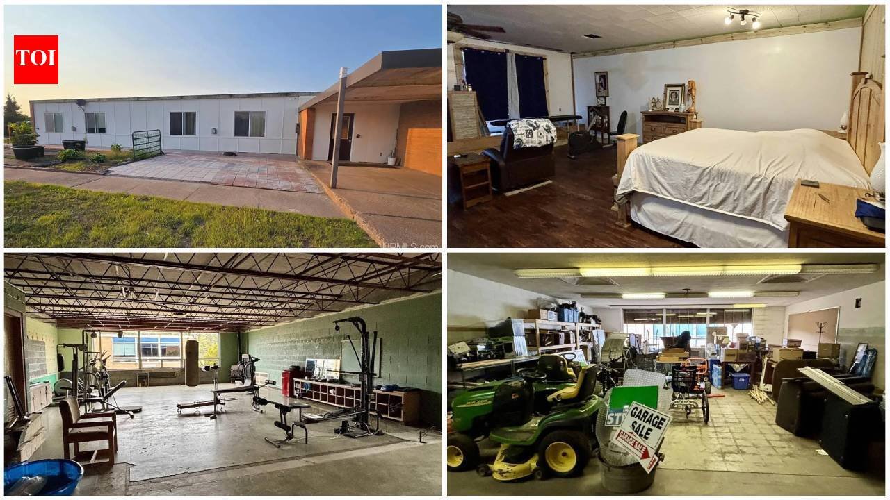 In 2011, a 39,000-sq-ft Michigan school on a former Air Force base sold for $40,000; 15 years later, one wing has become 5 homes and the 19-acre property is asking $450,000