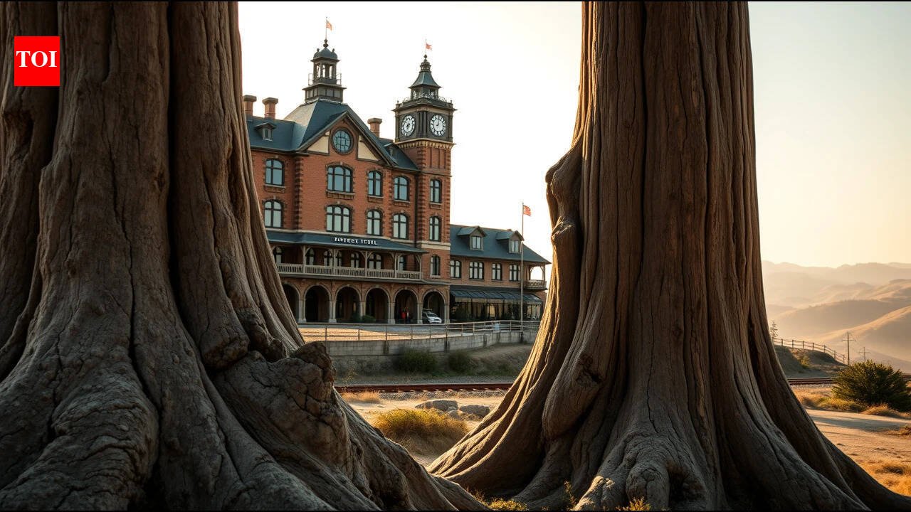 In 1923, a Colorado businessman opened a hotel around an abandoned railway station beside giant petrified tree stumps; four decades later his 160-acre resort became part of a national monument | World News