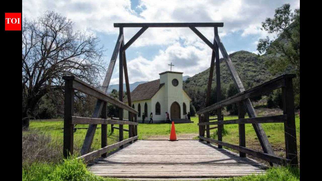 In 1927, Paramount bought a 2,700-acre California ranch and filmed more than 160 movies there; after wildfire destroyed almost everything in 2018, a $26 million rebuild is nearly complete