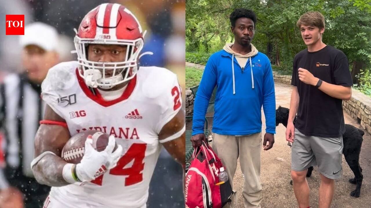 Former Indiana football star Sampson James spent 8 months homeless; then a grad student noticed his backpack in Austin, raised $17,000, and helped him get an apartment
