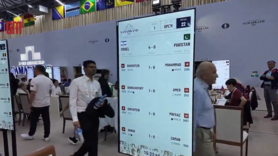 Pakistan hand Israel 4-0 win after refusing to play at FIDE World Chess Olympiad | Chess News