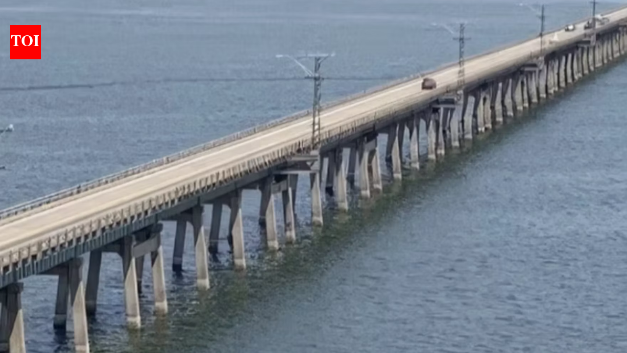 In 1945, Oklahoma opened a nearly 4,900-foot bridge across Lake Texoma; 81 years later a record $408 million project has begun to build its replacement while the old bridge stays open