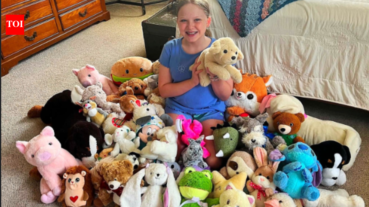 A 12-year-old North Carolina girl rescued 114 stuffed animals from thrift stores; she repaired every one by hand and donated them to children who lost their homes in fire