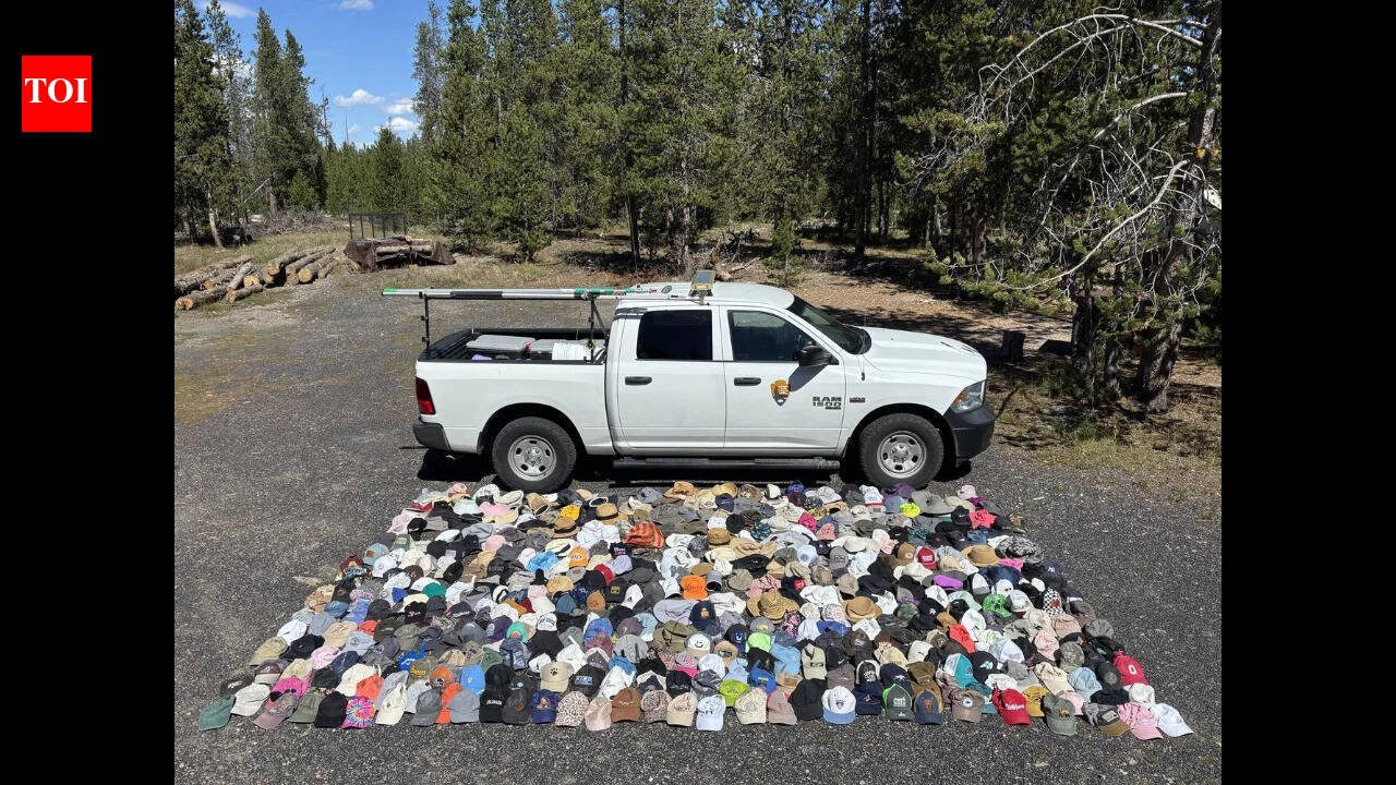 280 hats, 36 sunglasses: Record-breaking 20,00 pieces of trash haul from Yellowstone National Park this year so far