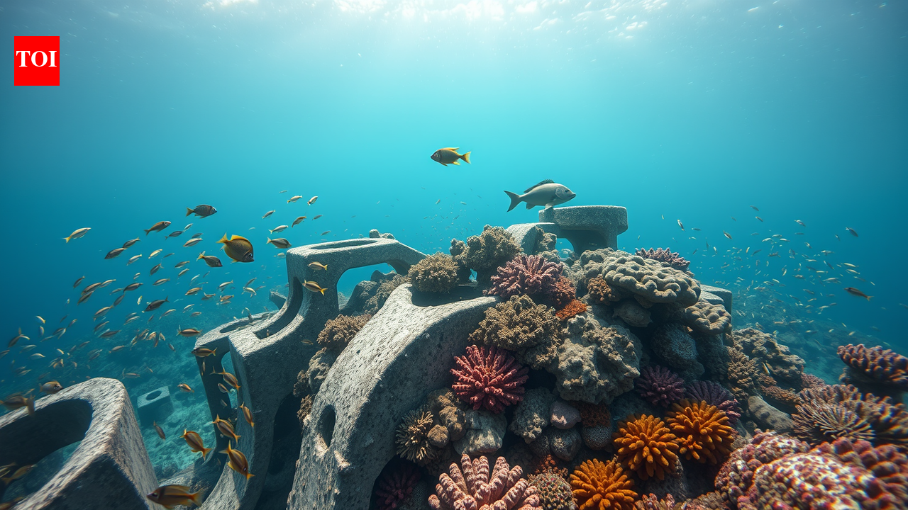 North Carolina turned 3,000 tons of damaged concrete pipes and boxes into two artificial reefs, creating new habitat off the Outer Banks | World News