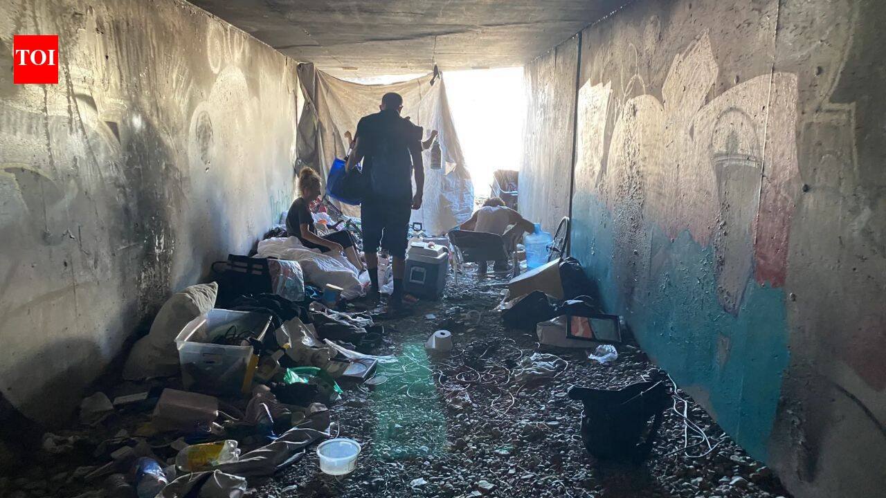 Las Vegas has a hidden world beneath its streets where hundreds of people live inside 600 miles of flood tunnels | World News