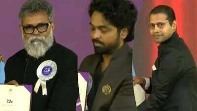 72nd National Film Awards: Sukumar, GV Prakash, Venky Atluri, Niharika Konidela and other winners receive honours from President Droupadi Murmu |