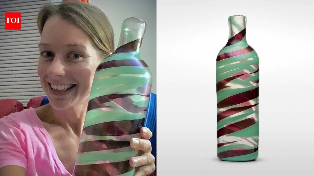 A Virginia woman paid $3.99 for a vase at Goodwill; after experts identified it as a rare 1940s Carlo Scarpa Murano work, months later, the rare vase sold for $107,100