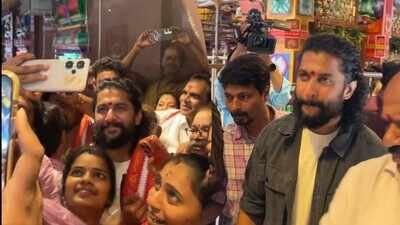 The Paradise: Nani seeks Goddess Kanaka Durga’s blessings in Vijayawada as ‘The Paradise’ nears Rs 150 crore gross in India | Telugu Movie News