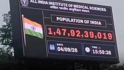 AIIMS Delhi displays live population count of India: How does it get data on newly born babies? | India News
