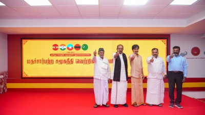 Vijay-led TVK alliance officially named Secular Social Justice Victory | India News