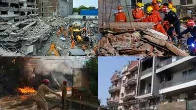 Building collapses to fires, 33k died in 5 years from 2020 | India News