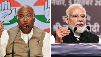 ‘Adjectives keep changing’: Kharge attacks PM Modi over ‘Naraz Fufa’ jibe at Congress | India News