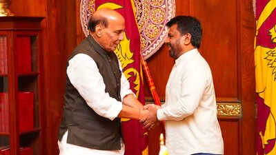 India considers it a responsibility, not a favour, to provide aid to Sri Lanka as first responder: Rajnath to president Dissanayake | India News