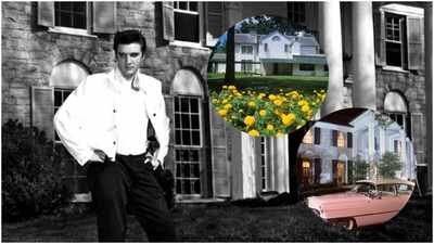 In 1957, Elvis Presley bought this Memphis mansion for $102,500; Graceland became his final home, where he lived until his death in 1977 |
