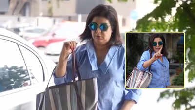 Farah Khan reminds paparazzi of Salman Khan’s warning, tells photographers, ‘Salman bhai ne bola na peeche se nahi lene ka turn karo’ |