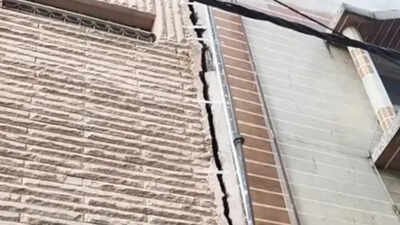 Delhi building evacuated after sudden tilt, owner asked to demolish structure | India News