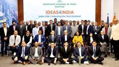 Microsoft CEO Satya Nadella hails Seattle’s tech growth, deepening India ties at ‘IDEAS4INDIA’ forum | India News