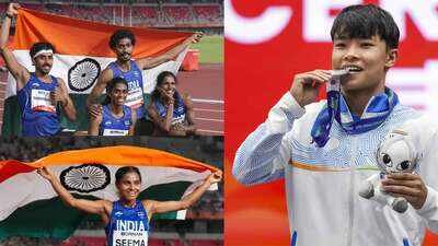Asian Games 2026 Day 5: Seema, mixed relay win athletics medals; Roshibina bags Wushu silver | Asian Games 2026 News