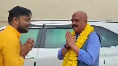 Air Marshal Mishra welcomed at Ram temple as Brij Bhushan cautions him about ‘hidden enemy’ | India News