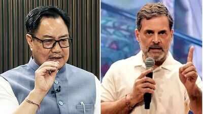 Election Commission: ‘Wrong message to society’: Rijiju attacks Rahul Gandhi over Gyanesh Kumar resignation demand | India News