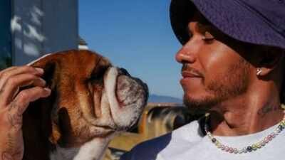 Kim Kardashian’s beau Lewis Hamilton posts a heartfelt note for pet dog Roscoe a year after his passing: ‘Being without my best friend has been hard…’ |