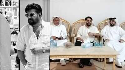Mammootty visits Sharjah palace after Sheikh Mohammed bin Salem Al Qasimi’s death; meets royal family | Malayalam Movie News