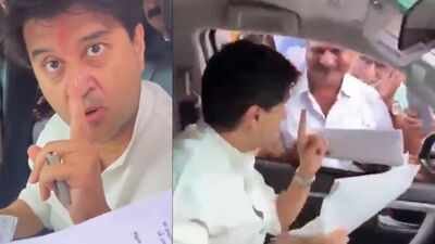 ‘Arrogance of power’: Congress calls out Scindia over his viral video with MP residents over road | India News