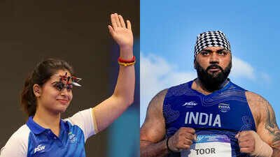 India’s flag bearers revealed: Manu Bhaker, Tajinderpal Singh Toor to lead contingent at Asian Games opening ceremony | Asian Games 2026 News