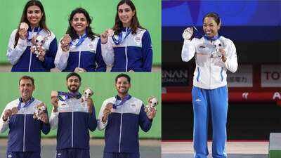 Asian Games 2026 Day 4: Mirabai Chanu ends Asiad medal wait; India win two skeet bronzes in shooting | Asian Games 2026 News