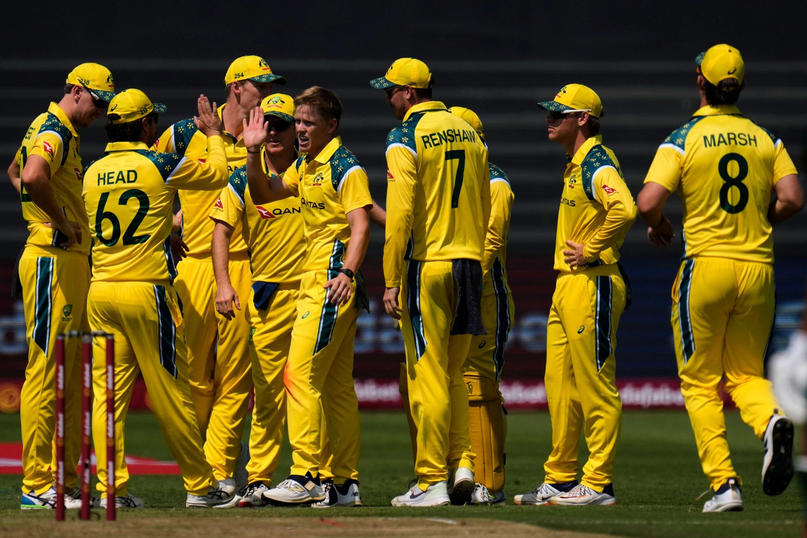 South Africa 47/2 in 9.3 Overs