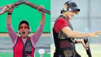 Neeru Dhanda, Kynan Chenai win trap mixed team gold at Asian Games | Asian Games 2026 News