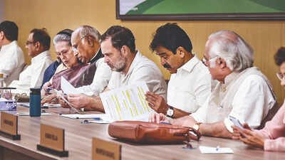 Not just CEC, PM Modi and Shah should also resign for ‘vote chori’, says CWC | India News