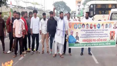 Watch: Students protest in Odisha over textbook errors; national highway blocked | India News