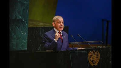 Watch: Indian diplomat’s reaction to Pak PM Shehbaz Sharif’s UN speech goes viral | India News